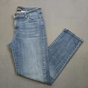 Levi's Women 12M Blue Denim Mid Rise Skinny Stretch Original Jean